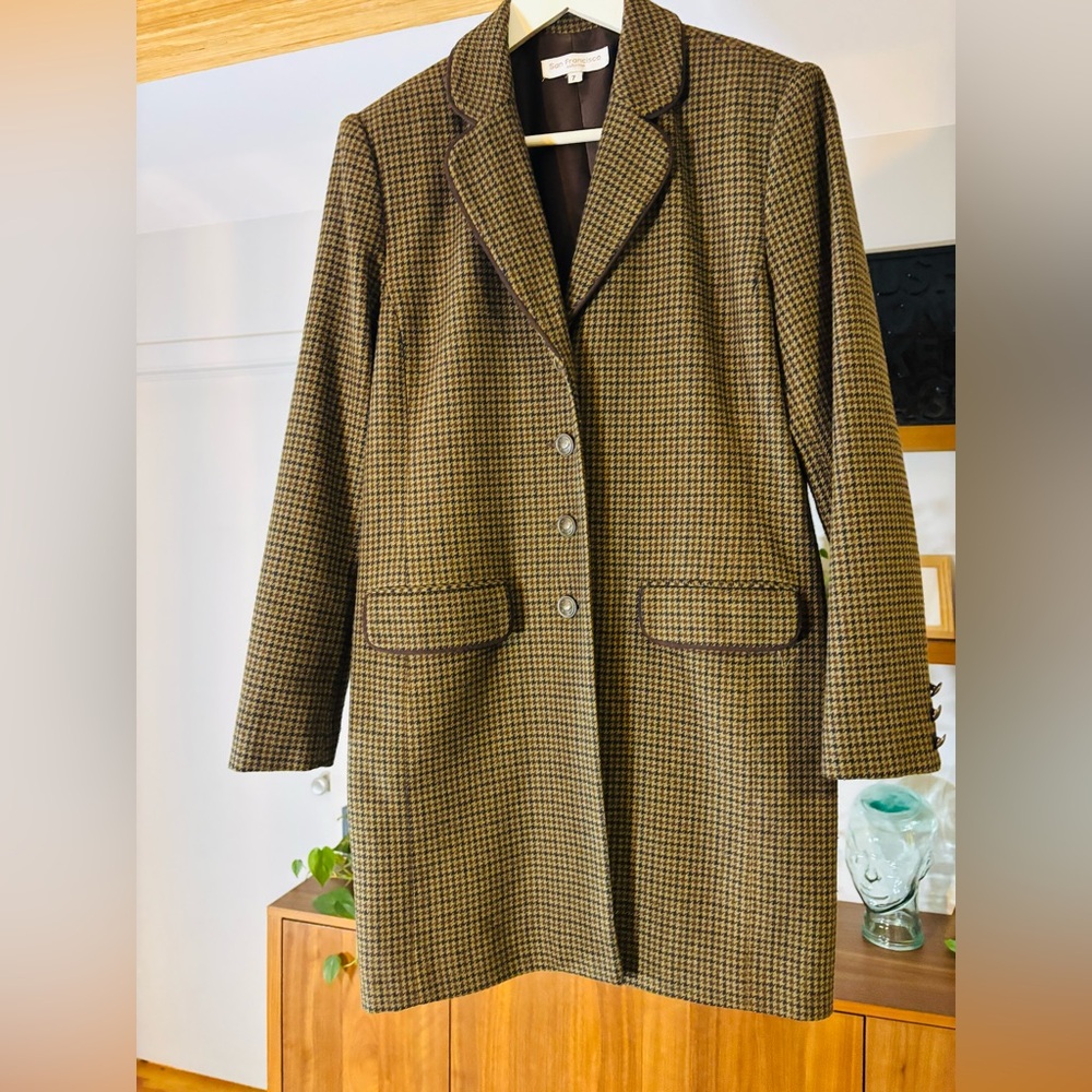 San Francisco-Brown Checkered Coat - Picture 9 of 12